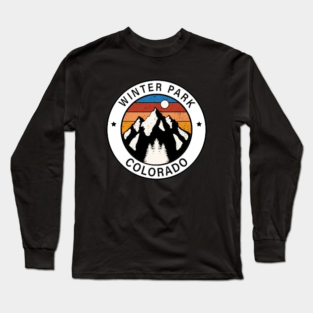 Winter Park Colorado Long Sleeve T-Shirt by Priyanka Tyagi